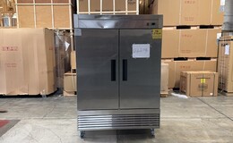 Clearance 54 inch 2 Door Reach-in Commercial SS Freezer 02204