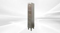 NSF 6 Door Stainless Steel Locker assembled HT-L-6