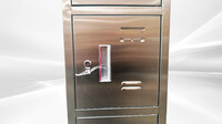 NSF 6 Door Stainless Steel Locker assembled HT-L-6