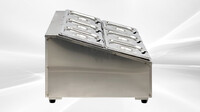 6 container 1-6 seasoning box condiment station CS16-6