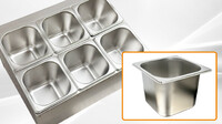 6 container 1-6 seasoning box condiment station CS16-6