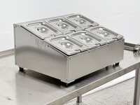 6 container 1-6 seasoning box condiment station CS16-6