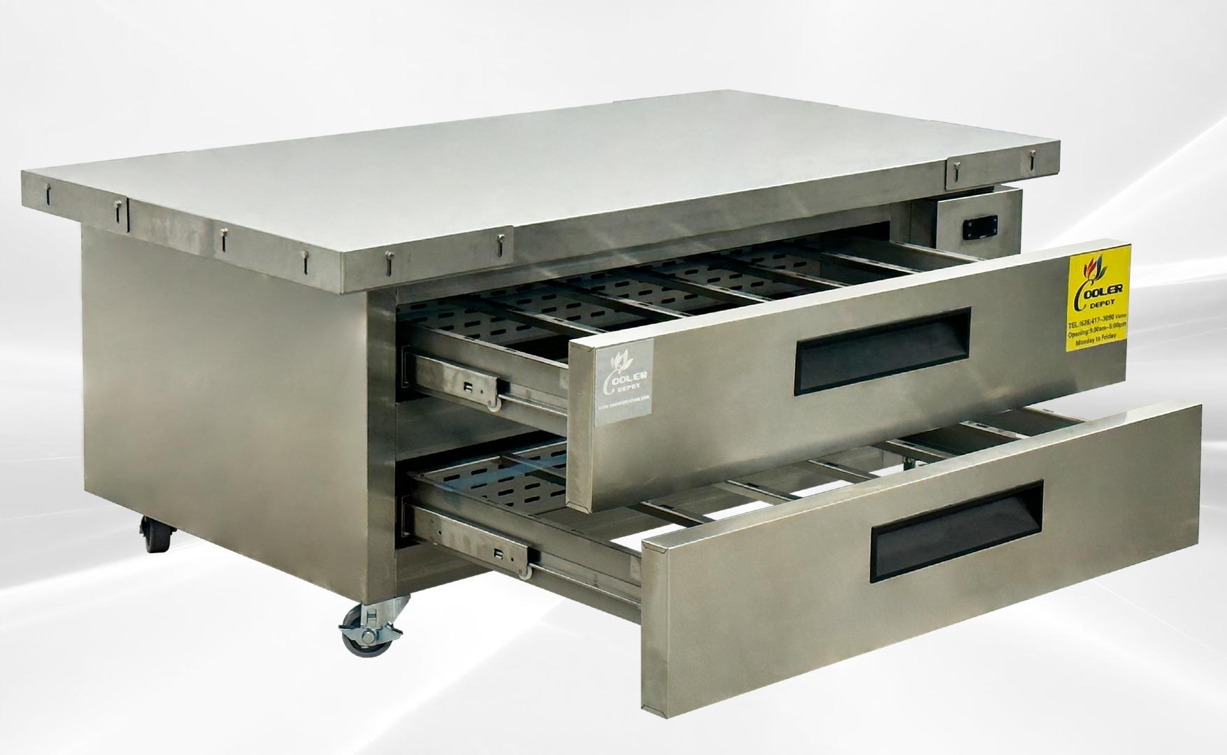 NSF 60 ins 2 Drawer Refrigerated Chef Base CCB52-60