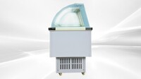 12 pan Ice Cream Gelato Display Dipping Cabinet freezer QBQ-188