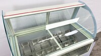 12 pan Ice Cream Gelato Display Dipping Cabinet freezer QBQ-188