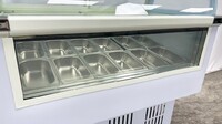 12 pan Ice Cream Gelato Display Dipping Cabinet freezer QBQ-188