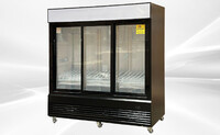 NSF 78 ins slide door Merchandiser Cooler Refrigerator CSM-68RS