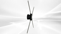 25 inches 3d Projection Rotary Screen Screenless Display Adverti