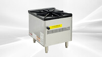 NSF 18 inches Stock Pot Range 1 Burner  76000BTU  HS-1