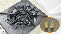NSF 18 inches Stock Pot Range 1 Burner  76000BTU  HS-1