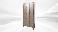 NSF 9 Door Stainless Steel Locker assembled HT-L-9
