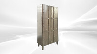 NSF 9 Door Stainless Steel Locker assembled HT-L-9