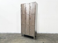 NSF 9 Door Stainless Steel Locker assembled HT-L-9