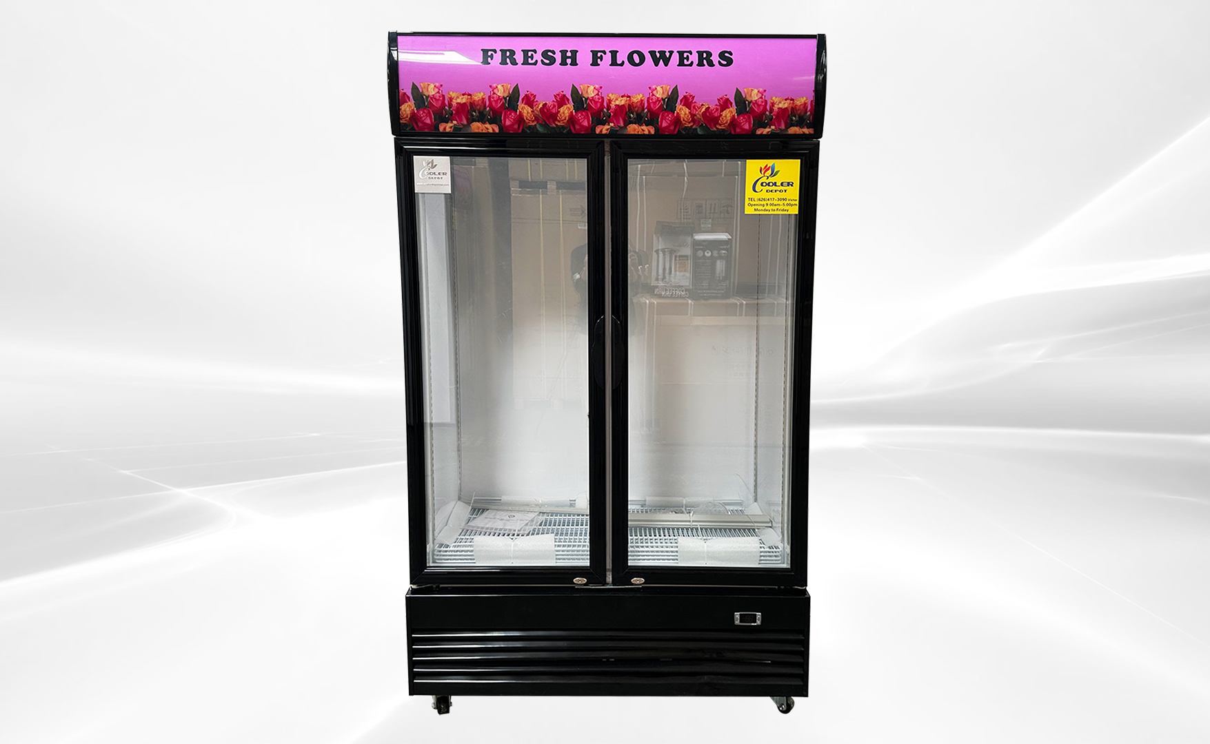 NSF 48 ins Commercial Refrigerator Display Flowers 48G-SW-FL