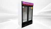 NSF 48 ins Commercial Refrigerator Display Flowers 48G-SW-FL