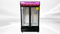 NSF 48 ins Commercial Refrigerator Display Flowers 48G-SW-FL
