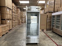 NSF Glass Door Stainless Steel Commercial Freezer CFD-1FFGSS