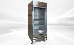 NSF Glass Door Stainless Steel Commercial  Freezer CFD-1FFGSS