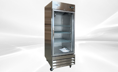 NSF Glass Door Stainless Steel Commercial Freezer CFD-1FFGSS