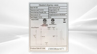 NSF Warmer Countertop Display Cabinet ShowCase HW-160R