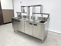 NSF Bar Bubble Tea WorkStation Hot and Cold Water HT-M-1800
