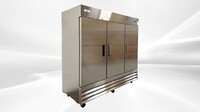 NSF Stainless Steel Reach-In Commercial 3 door freezer CFD-3FF