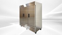 NSF Stainless Steel Reach-In Commercial 3 door freezer CFD-3FF