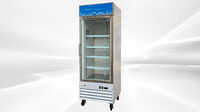 NSF One glass door freezer Merchandiser SS door D368BMF