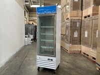 NSF One glass door freezer Merchandiser SS door D368BMF