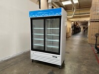 NSF Two glass door refrigerator G1.2YBM2F slide