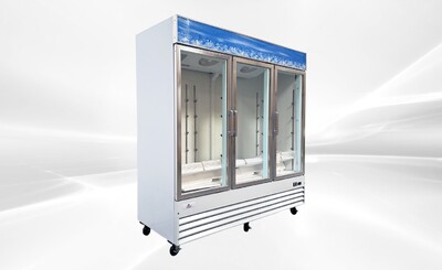 3 glass door Merchandiser Cooler Refrigerator NSF SG1.9L3