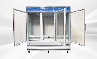 3 glass door Merchandiser Cooler Refrigerator NSF SG1.9L3