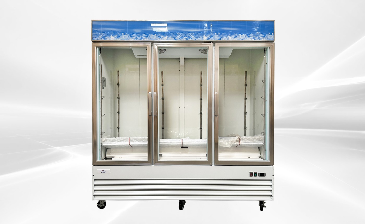 NSF 3 Glass Door Freezer Merchandiser Frozen food SD1.9L3