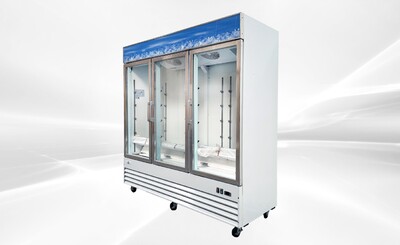 NSF 3 Glass Door Freezer Merchandiser Frozen food SD1.9L3