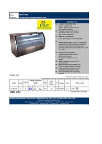 NSF 82 ins Deli Meat Display refrigerator Refrigerated DC200
