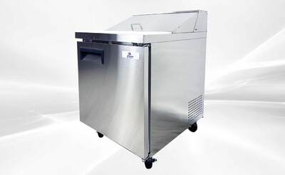 NSF ETL Sandwich Prep Table 27 ins Refrigerator SCL1-E-HC