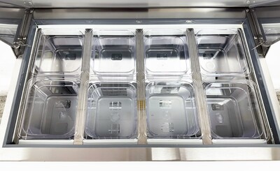 NSF ETL Sandwich Prep Table 27 ins Refrigerator SCL1-E-HC