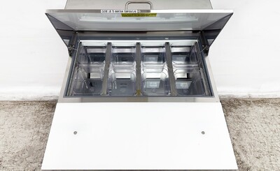 NSF ETL Sandwich Prep Table 27 ins Refrigerator SCL1-E-HC