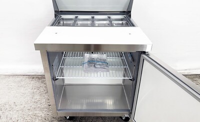 NSF ETL Sandwich Prep Table 27 ins Refrigerator SCL1-E-HC