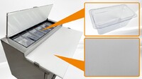 NSF Pizza Prep Table Refrigerator 50 ins PICL1