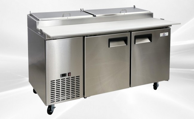 NSF Pizza Prep Table Refrigerator 71 ins PICL2