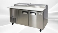 NSF Pizza Prep Table Refrigerator 71 ins PICL2