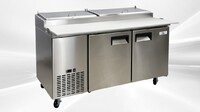 NSF Pizza Prep Table Refrigerator 71 ins PICL2