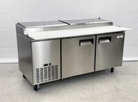 NSF Pizza Prep Table Refrigerator 71 ins PICL2
