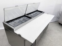 NSF Pizza Prep Table Refrigerator 71 ins PICL2