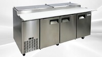 NSF Pizza Prep Table Refrigerator 92 ins PICL3