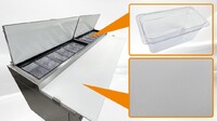 NSF Pizza Prep Table Refrigerator 92 ins PICL3