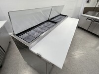 NSF Pizza Prep Table Refrigerator 92 ins PICL3