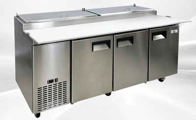 NSF Pizza Prep Table Refrigerator 92 ins PICL3