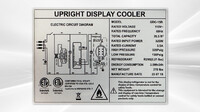 NSF 48 ins Two Glass Door Refrigerated Display Cooler GDC-15B